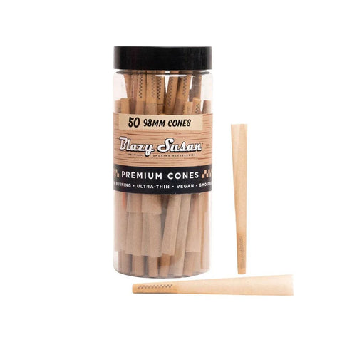 Blazy Susan 98 Mm Pre-rolled Cones - 50 Count - The Supply Joint 