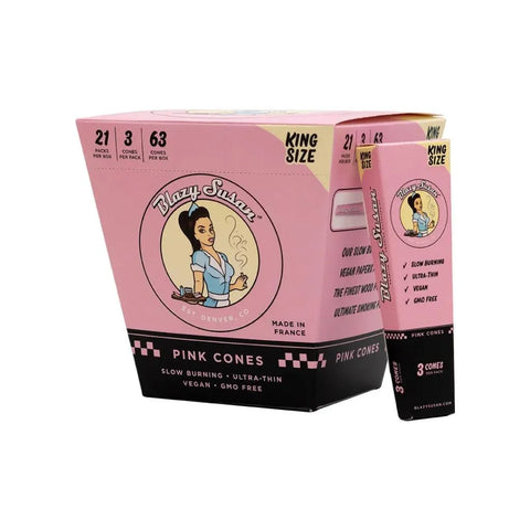 Blazy Susan King Size Pre-rolled Cones - 21 Count - The Supply Joint