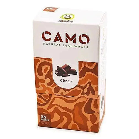 Camo Natural Leaf Rolling Wraps - 25 Count - The Supply Joint