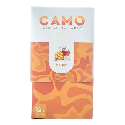 Camo Natural Leaf Rolling Wraps - 25 Count - The Supply Joint