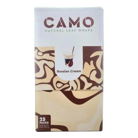 Camo Natural Leaf Rolling Wraps - 25 Count - The Supply Joint