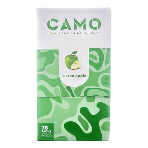 Camo Natural Leaf Rolling Wraps - 25 Count - The Supply Joint