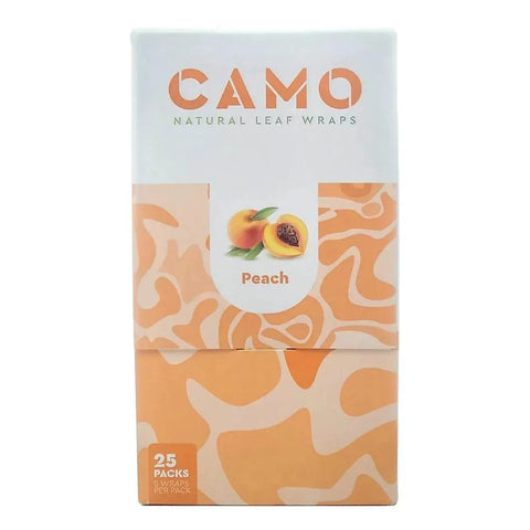 Camo Natural Leaf Rolling Wraps - 25 Count - The Supply Joint