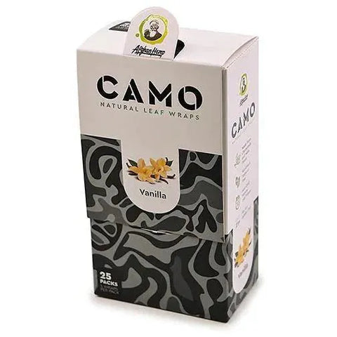 Camo Natural Leaf Rolling Wraps - 25 Count - The Supply Joint