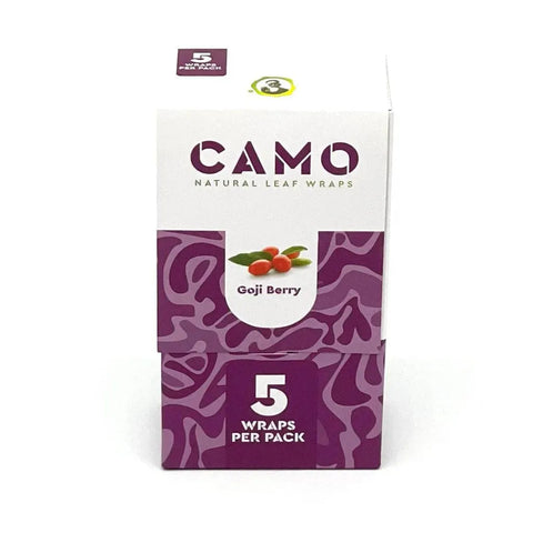 Camo Natural Leaf Rolling Wraps - 25 Count - The Supply Joint