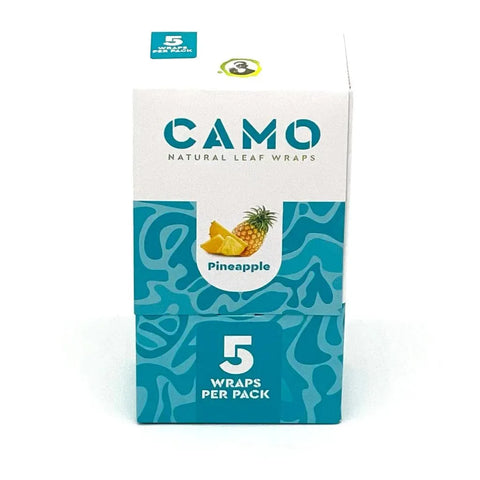 Camo Natural Leaf Rolling Wraps - 25 Count - The Supply Joint