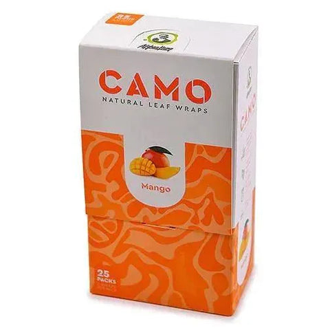 Camo Natural Leaf Rolling Wraps - 25 Count - The Supply Joint
