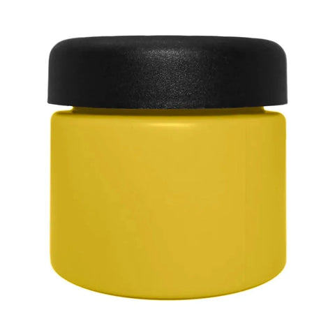 Child Resistant 2 Oz Opaque Round Glass Jar With Slim Cap - 160 Count - The Supply Joint