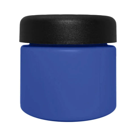 Child Resistant 2 Oz Opaque Round Glass Jar With Slim Cap - 160 Count - The Supply Joint