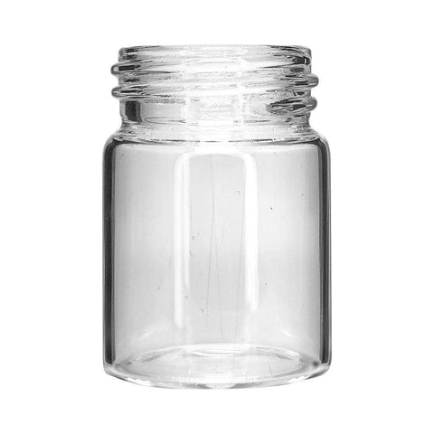 Child Resistant 42 Mm - 30 Mm Clear Glass Jar With Cap - 50 Count - The Supply Joint 