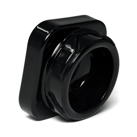 Child Resistant 5 Ml Black Square Glass Concentrate Jar With Cap - 480 Count - The Supply Joint