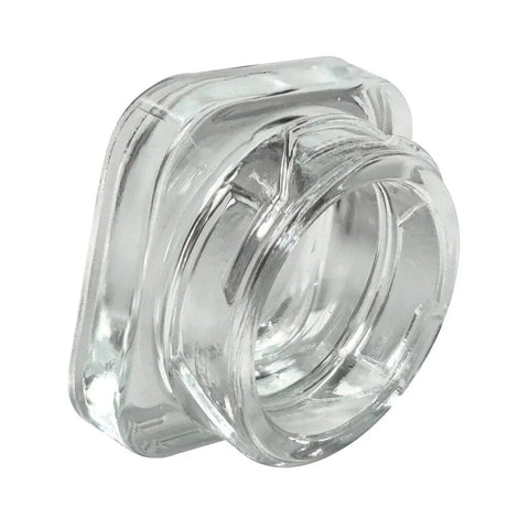 Child Resistant 5 Ml Clear Square Glass Concentrate Jar With Cap - 480 Count - The Supply Joint