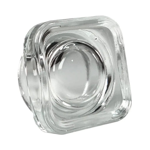 Child Resistant 5 Ml Clear Square Glass Concentrate Jar With Cap - 480 Count - The Supply Joint