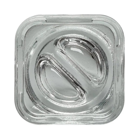 Child Resistant 5 Ml Clear Square Glass Dual Compartment Concentrate Jar With Cap - 480 Count - The Supply Joint