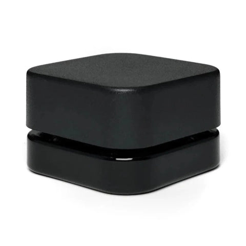 Child Resistant 9 Ml Black Square Glass Concentrate Jar With Cap - 360 Count - The Supply Joint