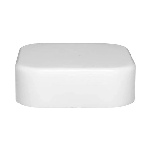 Child Resistant 9 Ml White Square Glass Concentrate Jar With Cap - 360 Count - The Supply Joint