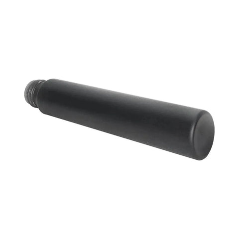 Child Resistant | 120 Mm - 22 Mm Black Frosted Glass Pre-roll Tube With Smooth Black Cap - 855 Count - The Supply Joint