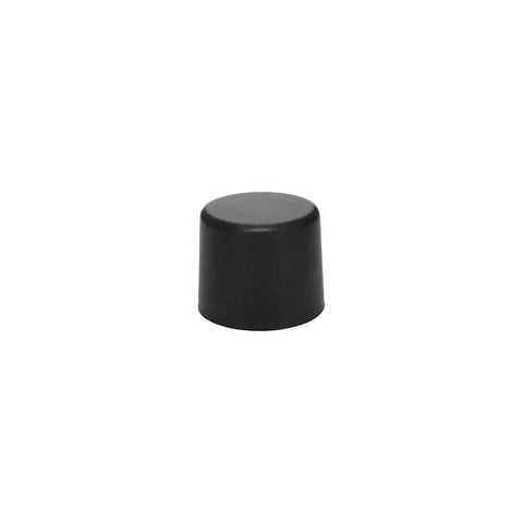 Child Resistant | 120 Mm 22 Mm Clear Glass Pre-roll Tube With Black Cap - 50 Count - The Supply Joint