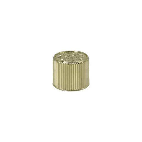Child Resistant | 120 Mm - 22 Mm Gold Chrome Glass Pre-roll Tube With Gold Cap - 50 Count - The Supply Joint