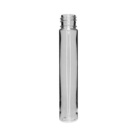 Child Resistant | 120 Mm Plastic Clear Pet Tube With Black Cap - 850 Count - The Supply Joint