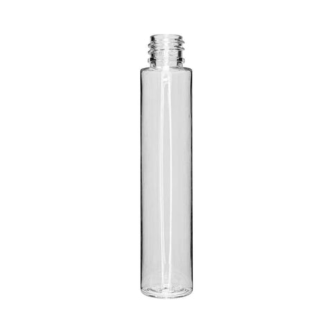 Child Resistant | 125 Mm Plastic Clear Pet Tube With Black Cap - 450 Count - The Supply Joint