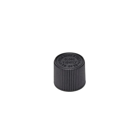 Child Resistant | 127 Mm -25 Mm Clear Glass Pre-roll Tube With Black Cap - 50 Count - The Supply Joint