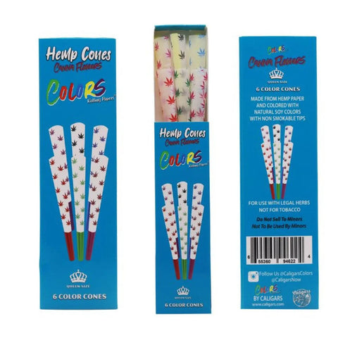 Colors Hemp Cones 6 Count Canna Flowers Display Box - 24 Pack - The Supply Joint