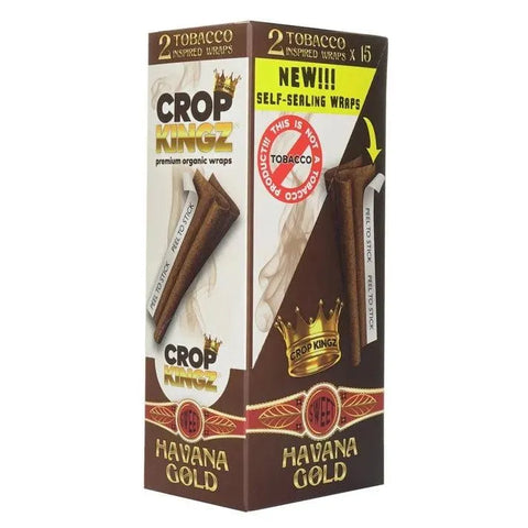 Crop Kingz Organic Hemp Wraps - 15 Pack - The Supply Joint