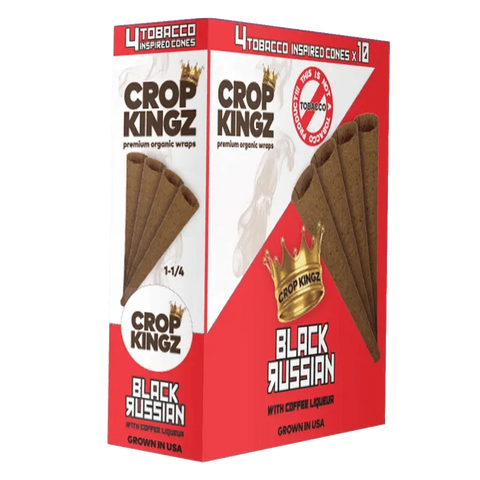 Crop Kingz Pre-rolled Cones 1¼ Size 84mm - Hemp - 40 Count - The Supply Joint