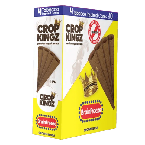 Crop Kingz Pre-rolled Cones 1¼ Size 84mm - Hemp - 40 Count - The Supply Joint