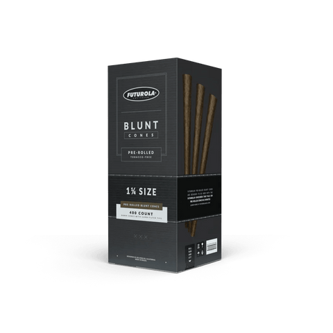 Futurola Pre-rolled Blunt Cones 1 1/4" Size 84mm - 400 Count - The Supply Joint