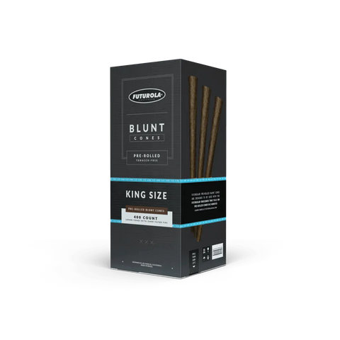 Futurola Pre-rolled Blunt Cones King Size 109mm - 400 Count - The Supply Joint