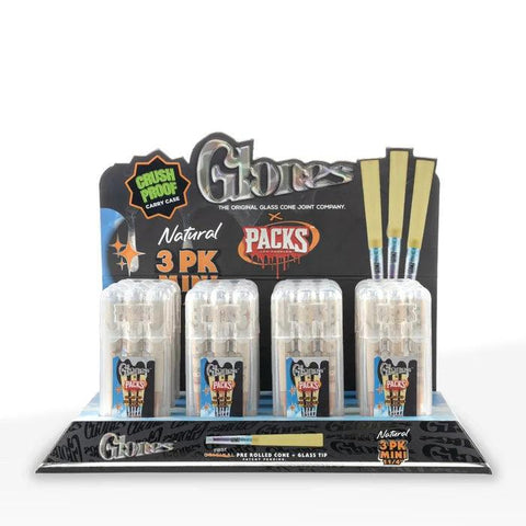 Glones x Packs Pre-rolled Cones 1.25" 84mm - 12 Count - The Supply Joint