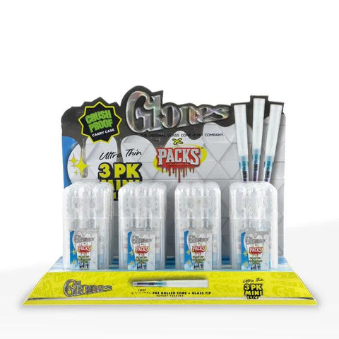 Glones x Packs Pre-rolled Cones 1.25" 84mm - 12 Count - The Supply Joint