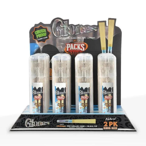 Glones x Packs Pre-rolled Cones King Size 109mm - 12 Count - The Supply Joint