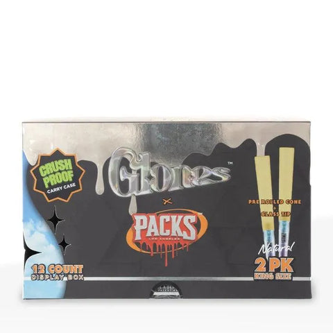 Glones x Packs Pre-rolled Cones King Size 109mm - 12 Count - The Supply Joint