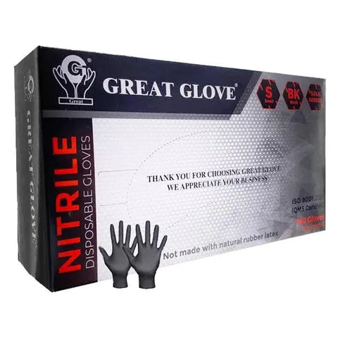 Great Glove Powder-Free Nitrile Disposable Gloves - 100 Count - The Supply Joint