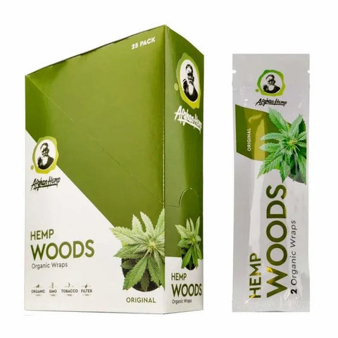 Hemp Woods Organic Blunt Wraps - 25 Pack - The Supply Joint
