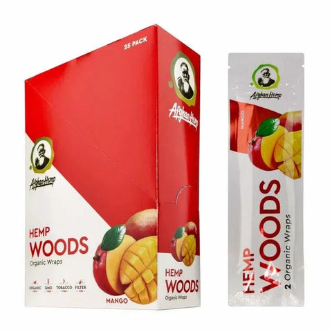 Hemp Woods Organic Blunt Wraps - 25 Pack - The Supply Joint