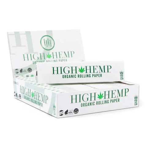 High Hemp 1 ¼ Unbleached Organic Rolling Papers - 25 Pack - The Supply Joint