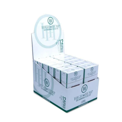 High Hemp Eco Cardboard Filter Tips - 12 Pack - The Supply Joint