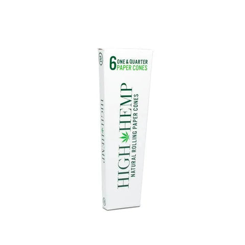 High Hemp Rolling Paper Cones - 6 Cones Per Pack - 32 Pack - The Supply Joint