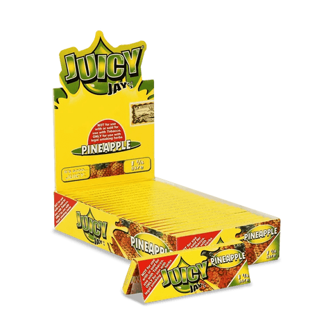 Juicy Jays 1 1/4 Flavored Hemp Rolling Papers - 24 Pack - The Supply Joint 