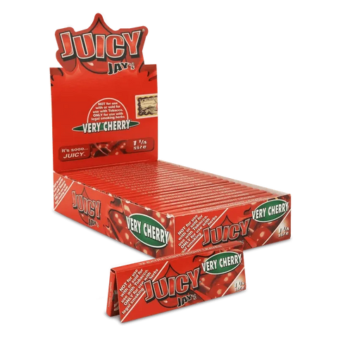 Juicy Jays 1 1/4 Flavored Hemp Rolling Papers - 24 Pack - The Supply Joint