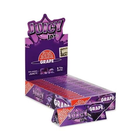 Juicy Jays 1 1/4 Flavored Hemp Rolling Papers - 24 Pack - The Supply Joint