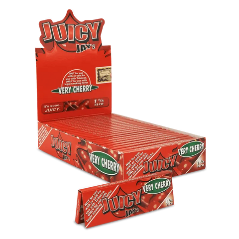 Juicy Jays 1 1/4 Flavored Hemp Rolling Papers - 24 Pack - The Supply Joint