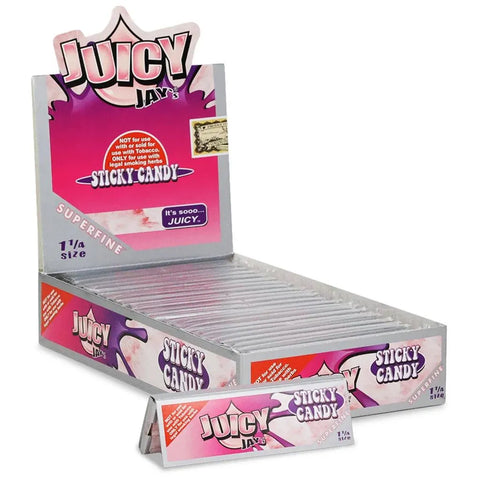 Juicy Jays 1 1/4 Superfine Flavored Hemp Rolling Papers - 24 Pack - The Supply Joint