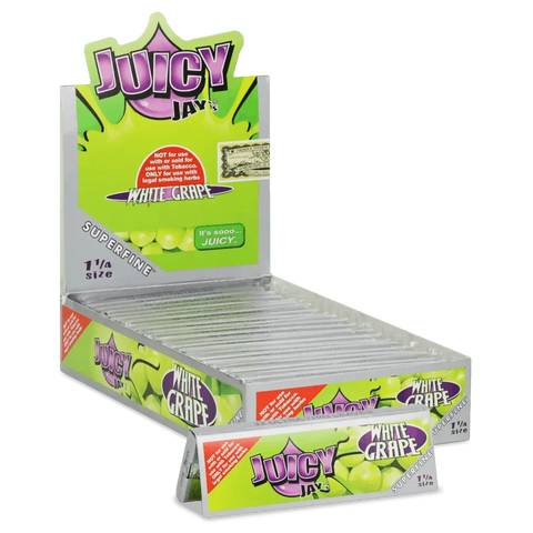 Juicy Jays 1 1/4 Superfine Flavored Hemp Rolling Papers - 24 Pack - The Supply Joint
