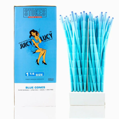 Juicy Lucy 1 1/4 Blue Cones - 1000 Count - The Supply Joint 