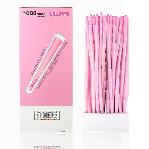 Juicy Lucy 1 1/4 Pink Cones -1000 Count - The Supply Joint